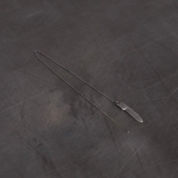 GOTI 925 silver single earring Italy handmade GT-OR1016-0 silver